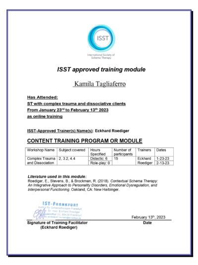 Tagliaferro, Kamila_ISST Complex Trauma Training 6 Hours_23.01-13.02.2023_page-0001
